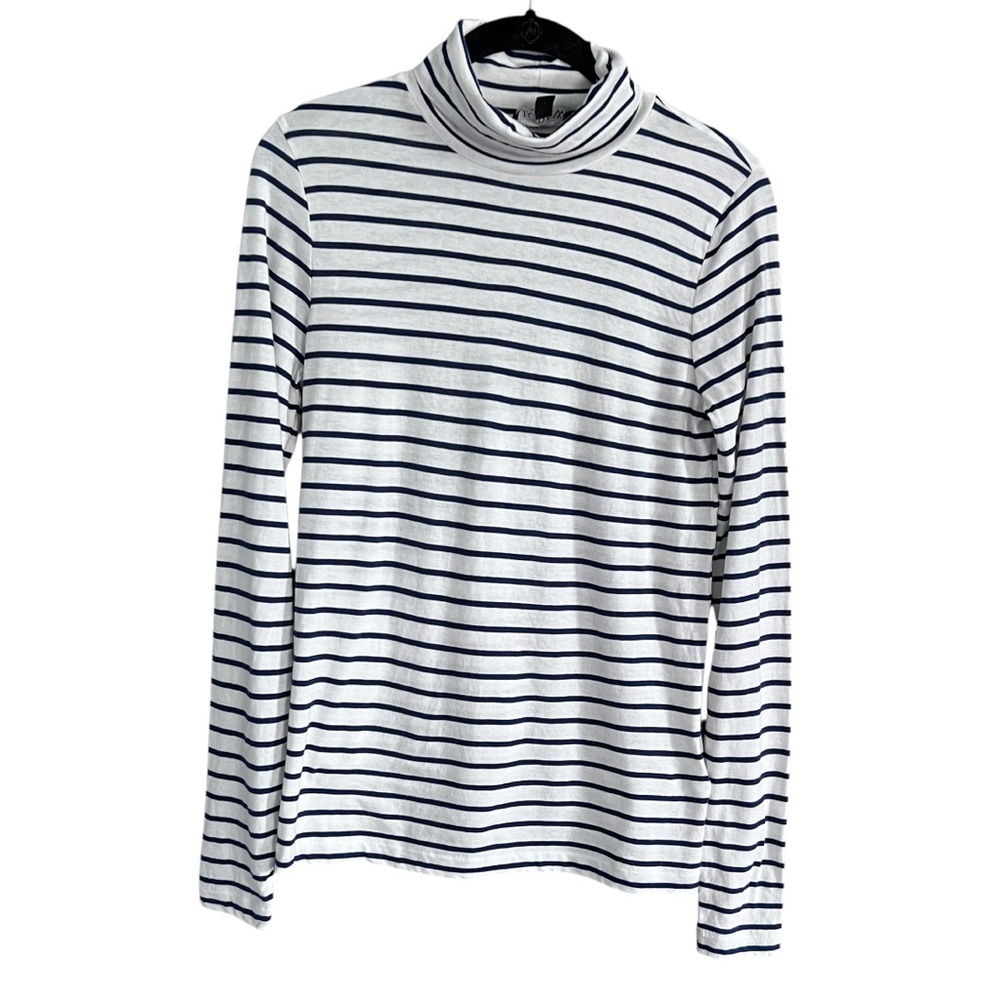 Preppy Stripe Bundle Of Two Tops Navy White Size … - image 2